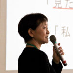 報告を行う 全国柔道事故被害者の会 小林 恵子さん